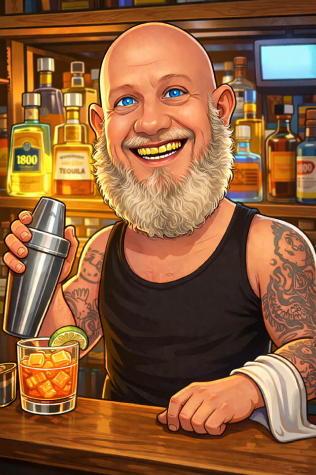 Shannon – Manager, Bartender and Security Come hang out with Shannon; he’ll take you on for a game of pool.